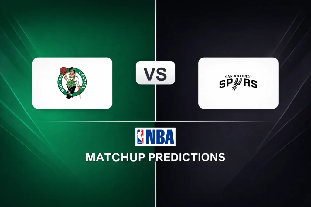 Boston Celtics vs San Antonio Spurs Prediction - NBA Game Preview, Picks, Player Props & Analysis