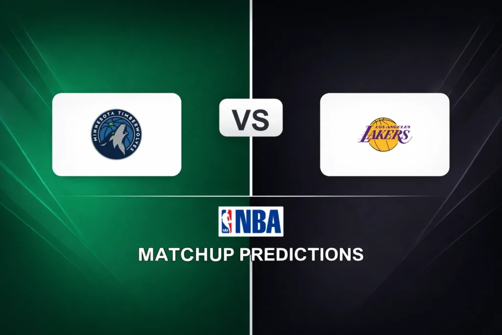 Minnesota Timberwolves vs Los Angeles Lakers Prediction - NBA Game Preview, Picks, Player Props & Analysis