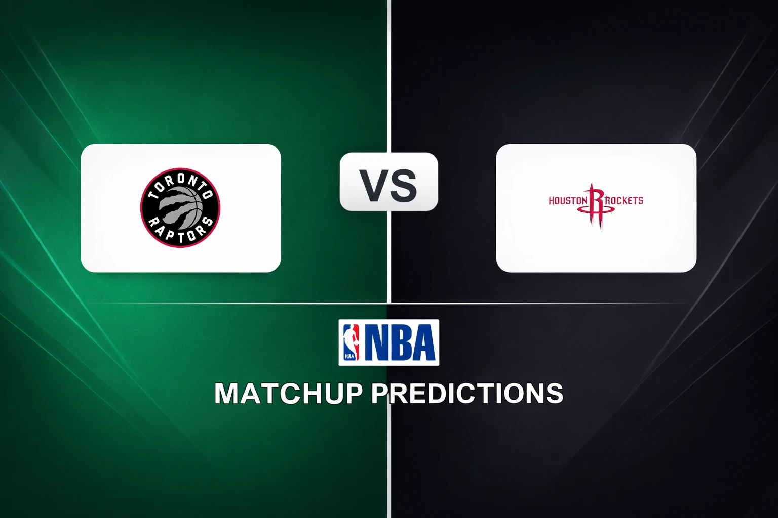 Toronto Raptors vs Houston Rockets Prediction - NBA Game Preview, Picks, Player Props & Analysis