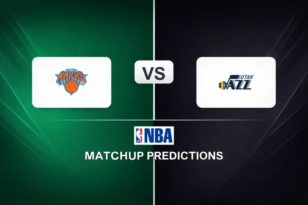 New York Knicks vs Utah Jazz Prediction - NBA Game Preview, Picks, Player Props & Analysis