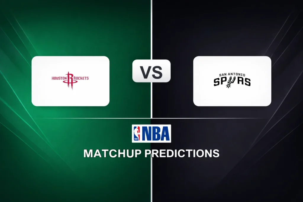 Houston Rockets vs San Antonio Spurs Prediction - NBA Game Preview, Picks, Player Props & Analysis