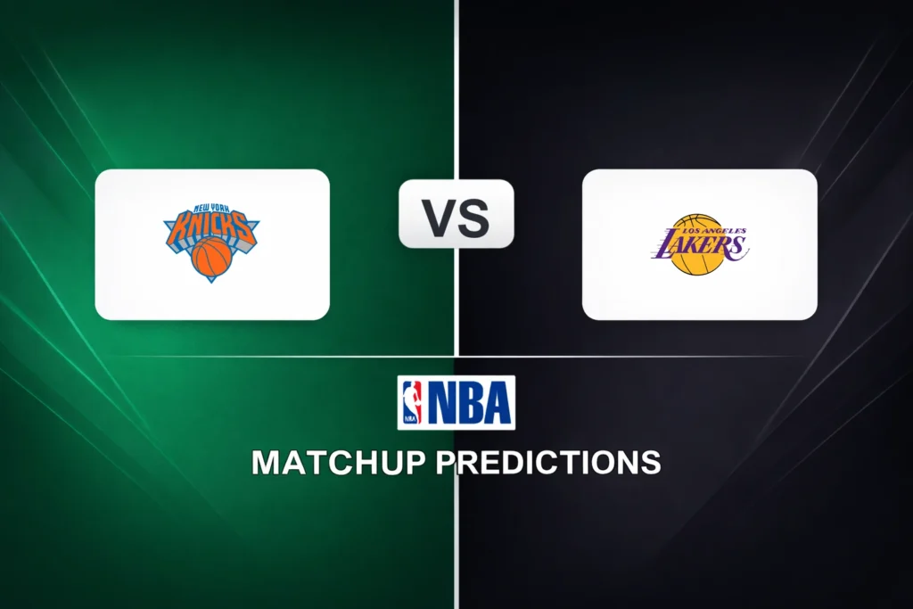 New York Knicks vs Los Angeles Lakers Prediction - NBA Game Preview, Picks, Player Props & Analysis